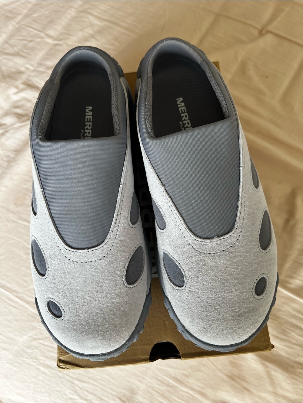 Merrell woman’s  Light Grey Slip-On Comfort Shoes